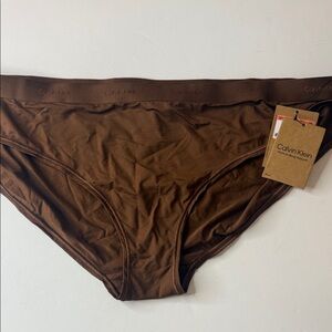 Calvin Klein Form to Body Bikini Underwear Panties Bronze 3X